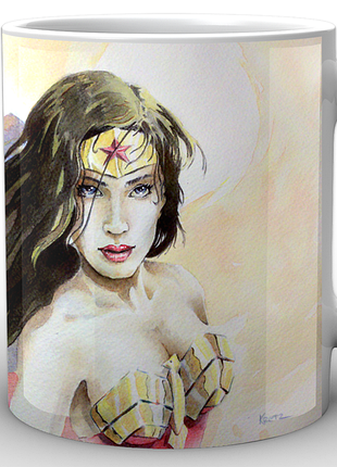Кружка geekland белая чудо-женщина wonder woman art ww.02.009