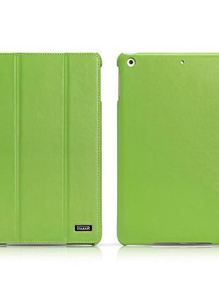 Чехол icarer для ipad air/2017/2018 ultra-thin genuine green (rid501g)