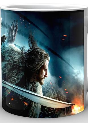 Кружка geek land біла the lord of the rings володар кілець постер lr.02.016