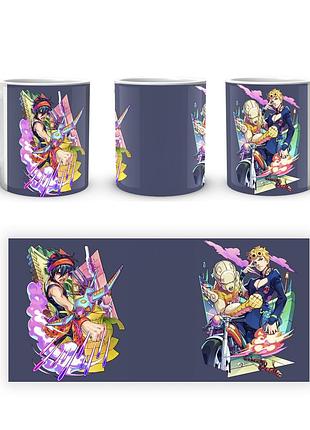 Кружка geekland невероятные приключения джоджо jojo's bizarre adventure наранча и джорно jj 02.581
