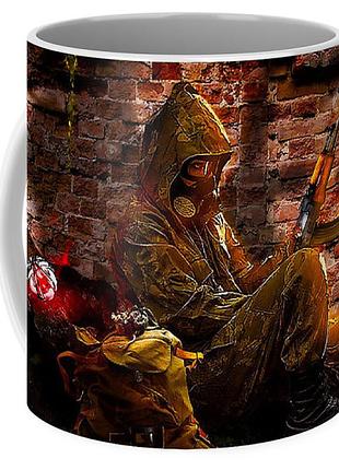 Кружка geekland сталкер s.t.a.l.k.e.r. відпочинок st.02.05
