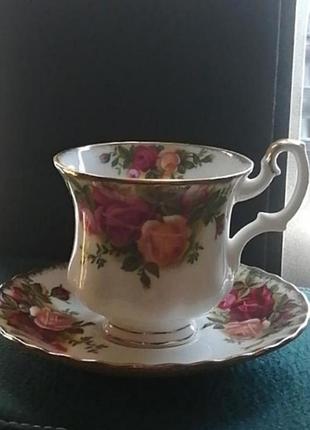 Вінтажна кавова пара royal albert