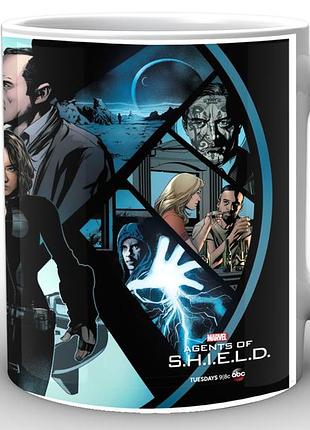 Кружка geek land белые агенты щ.и.т agents of s.h.i.e.l.d. комикс as.02.004