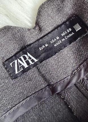 Сірі базові брюки від zara, m 5