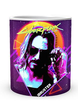 Кружка geekland cyberpunk 2077 кіберпанк 2077 крупний план cy 02.580