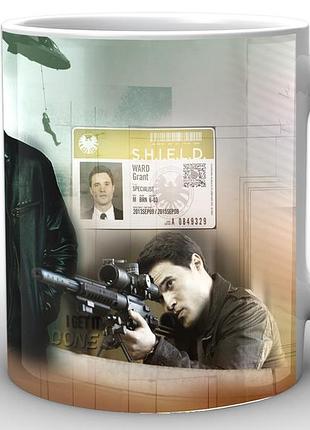 Кружка geek land белые агенты щ.и.т agents of s.h.i.e.l.d. agentward as.02.018