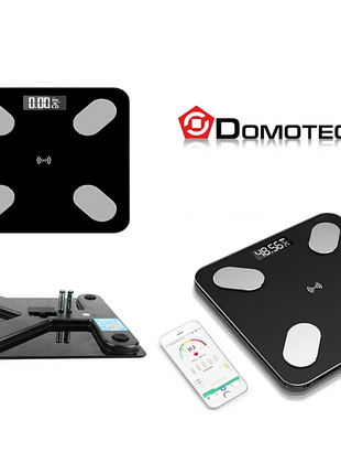 Цифрові підлогові ваги побутові domotec ms-2017 180 кг smart app