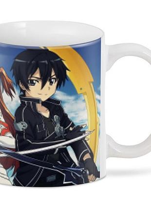 Кружка geekland майстри меча онлайн sword art online кіріто кун та асуна sao.02.08