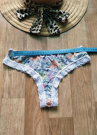 Изысканные цветочные трусики xs/s zeeman 3