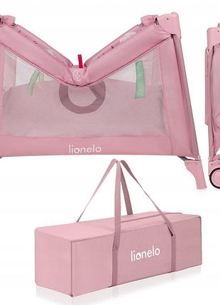 Манеж lionelo mille plus pink 5