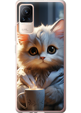 Чохол на xiaomi civi білий кіт "5646u-2491-851"