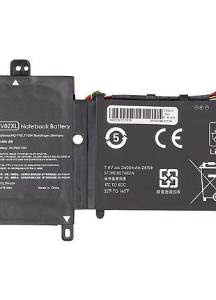 Аккумулятор powerplant для ноутбуков hp pavilion x360 11-k (hv02xl) 7.6v 3400mah