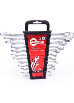 Набор ключей комбинированных 12 ед. intertool ht-1203 2