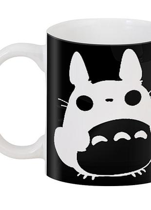 Кружка geek land мой сосед тоторо my neighbor totoro черно-белая nt.02.038