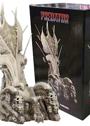 Діорама neca костяний трон хижак toys alien vs predator skull throne 35.6см f ap