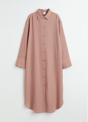 Платье рубашка миди h&amp;m 3