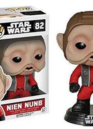 Фігурка funko pop фанко поп nien nunb нієн нунб star wars зіркові війни 10 см sw nn 82
