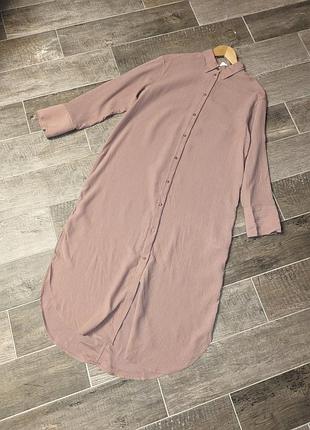 Платье рубашка миди h&amp;m 4