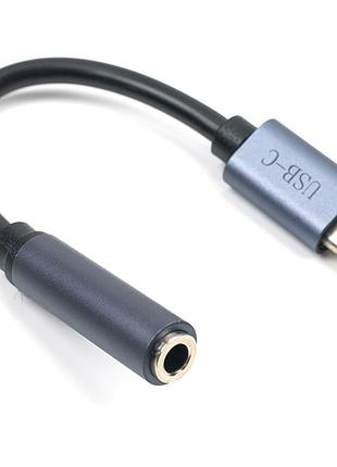 Адаптер cabletime usb type-c (m) - aux 3.5мм (f) (cp14a )
