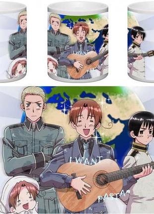 Кухоль hetalia німеччина, італія, японія ht127