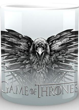 Кружка geekland game of thrones игра престолов ворон с лого gt.02.034.378