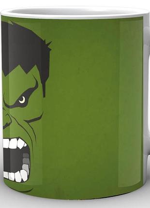Кухоль geek land білий халк hulk зелений фон hu.02.001