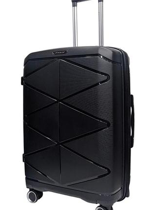 Чемодан madisson snowball 51304 цвет черный размер большой l
