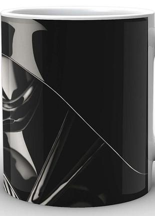 Кухоль geek land біла зоряні війни star wars дарт вайдер на червоному тлі sw.002.11