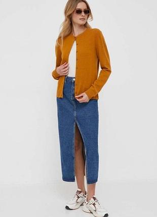 Кардиган из шерсти цвета benetton