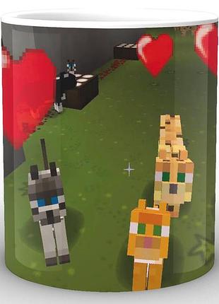 Кружка geekland minecraft майнкрафт коти mс.02.041