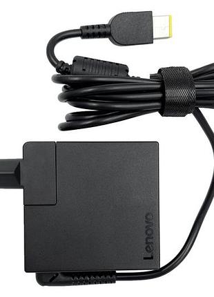 Блок живлення lenovo 20v 3.25a 65w usb square travel + usb original prc (sa10n72224)