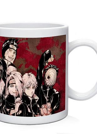 Кружка geek land белая наруто naruto акацуки na.02.070