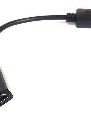 Кабель-переходник powerplant hdmi - displayport, 0.2м