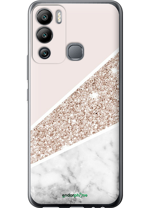 Чехол на infinix hot 12i пастельный мрамор "4342u-2863-8094", чехол для телефона