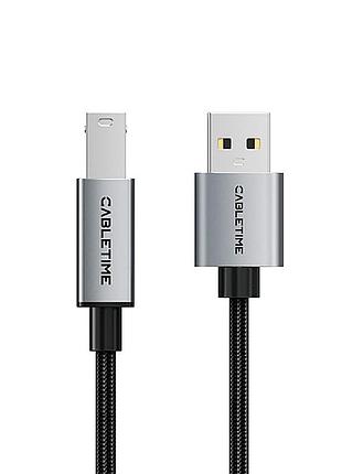 Кабель для принтера cabletime usb 2.0 am - b print, 2 м (ca15l)