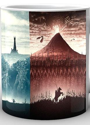 Кухоль geek land білий the lord of the rings володар кілець всі частини lr.02.029