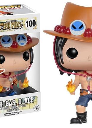 Фігурка funko pop one piece portgas. d. ace ван піс портгас д.ейс 10 см ор100
