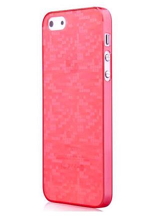 Чохол vouni для iphone 5/5s/5se ultra slim pink