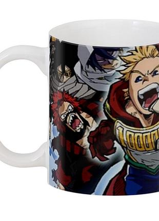 Кружка geekland моя геройская академия my hero academia постер mha 02.07