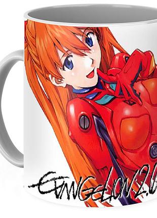 Кружка evangelion евангелион аска лэнгли сорью cp 03.461
