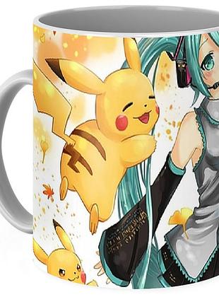 Кружка вокалоиды vocaloid хацунэ мику hatsune miku pokemon vc 02.07