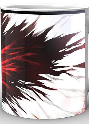 Кружка geek land біла tokyo ghoul токійський гуль дівчина туока tg.02.016.848