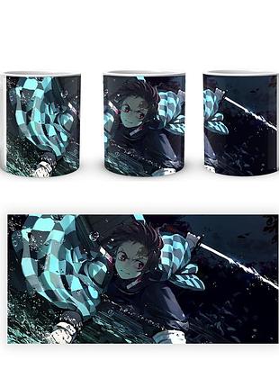 Кружка geekland kimetsu no yaiba клинок, рассекающий демонов танджиро ky 002.17