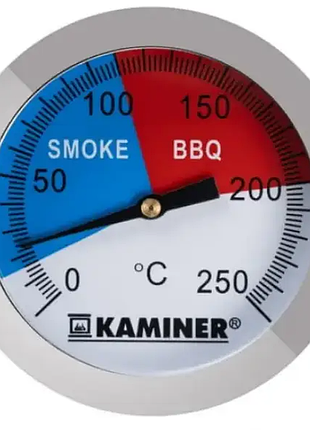 Термометр для гриля и коптильни пк006 kaminer 1881