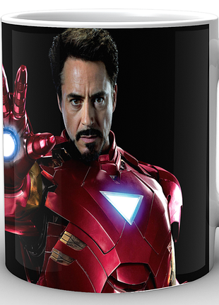 Кружка geekland біла залізна людина iron man тоні старк залізна людина im.02.085
