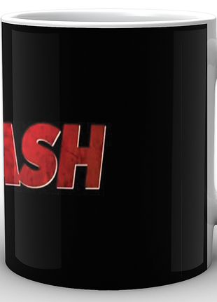 Кружка geekland біла флеш flash чорне лого fs.02.029