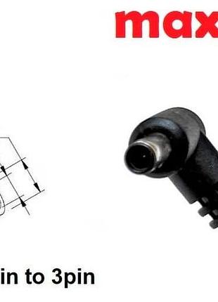 Dc кабель для блока питания 4.5x3.0(2.7)mm (+pin) (6a) (1.2m) (a class) 1 день гар.