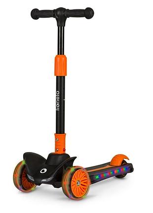 Дитячий самокат lionelo timmy orange black