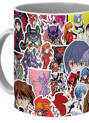 Кружка geekland evangelion евангелион sticker pack ev 02.16