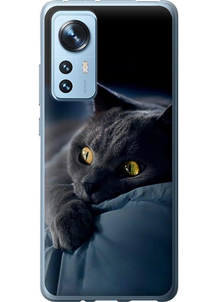 Чохол на xiaomi 12x димчастий кіт "825u-2941-851"